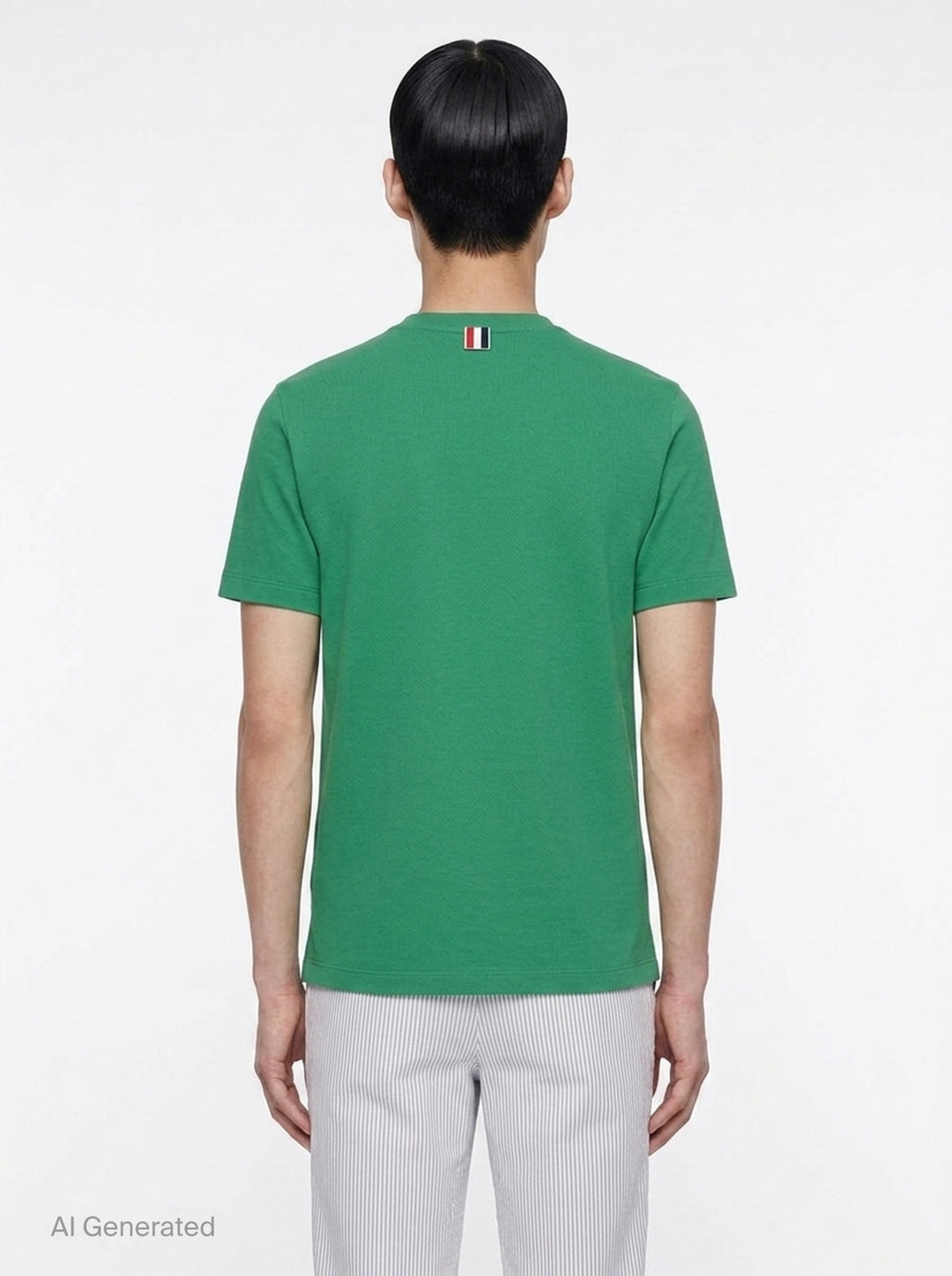 Classic Piqué 4-Bar Tee | Thom Browne | Club21 - back