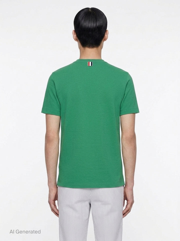 Classic Piqué 4-Bar Tee | Thom Browne | Club21 - back