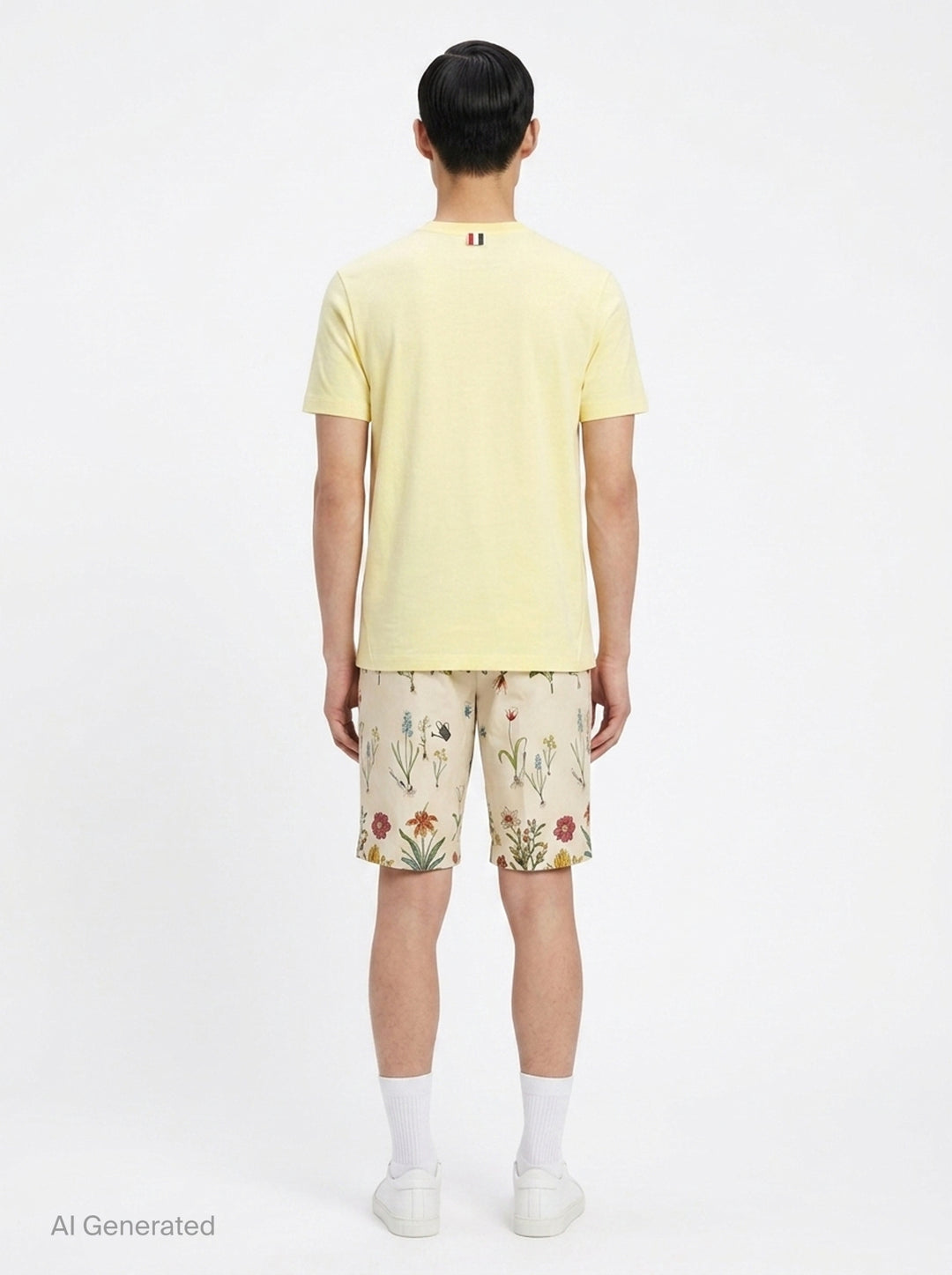 Classic Piqué 4-Bar Tee | Thom Browne | Club21 - back