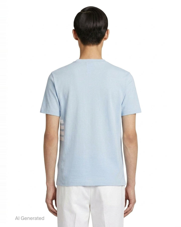 Classic Piqué 4-Bar Tee | Thom Browne | Club21 - back
