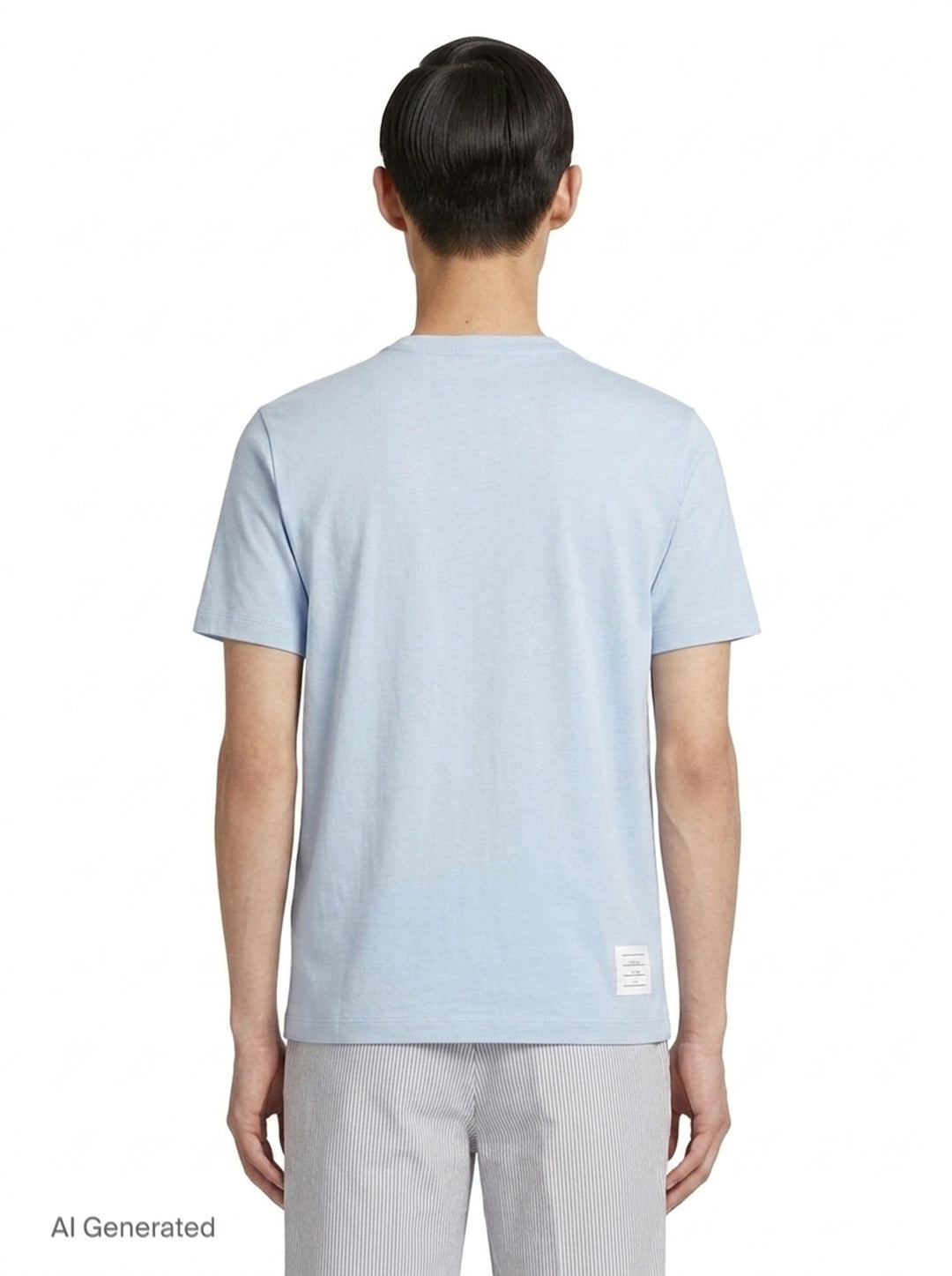 Classic Piqué 4-Bar Tee | Thom Browne | Club21 - back