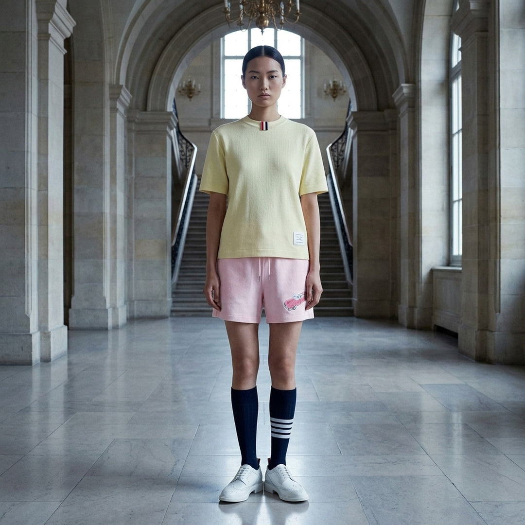 Classic Piqué 4-Bar Tee | Thom Browne | Club21 - lifestyle
