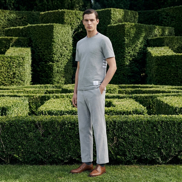 Classic Piqué 4-Bar Tee | Thom Browne | Club21 - lifestyle