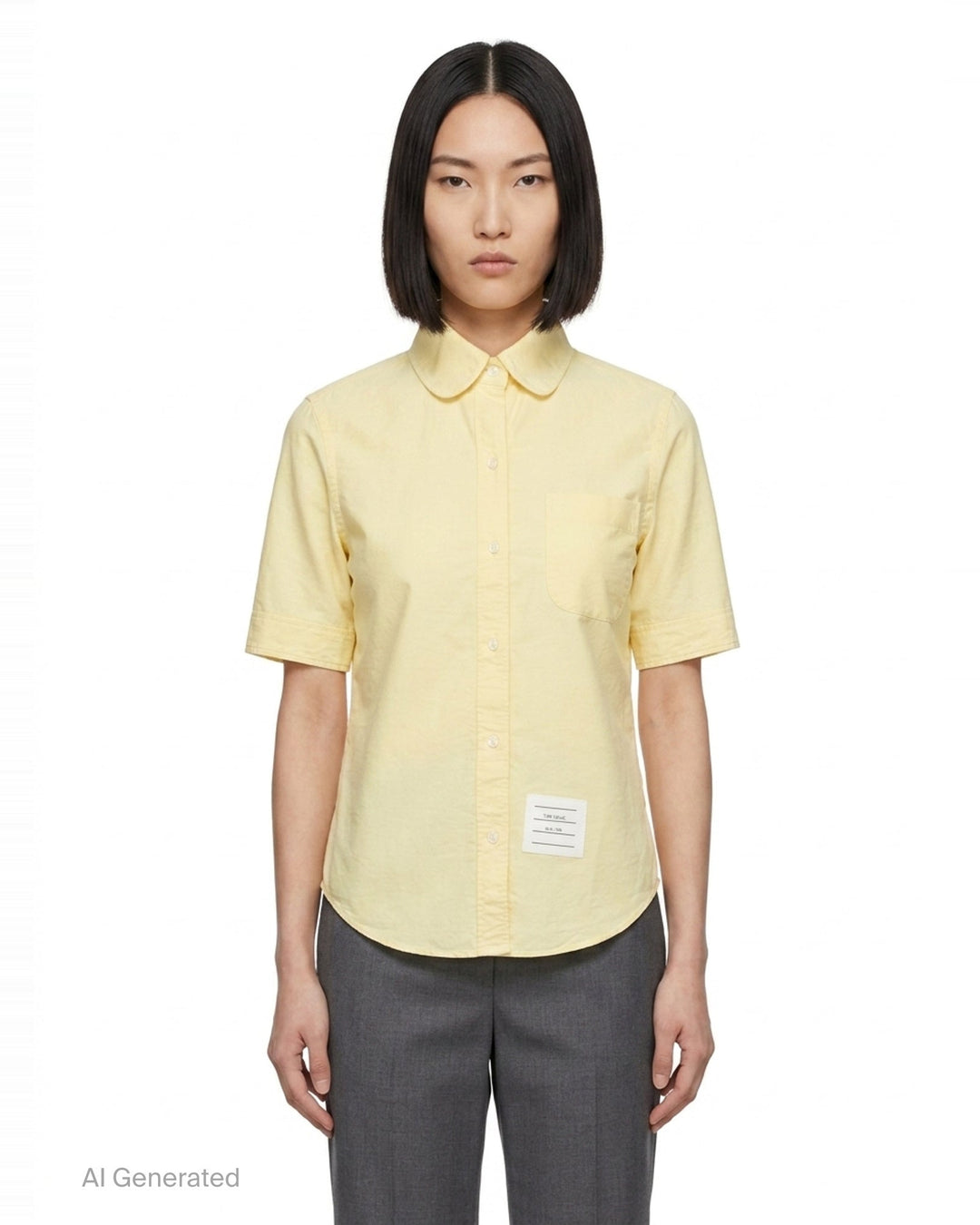 Classic Short Sleeve Shirt | Thom Browne | Club21 - front