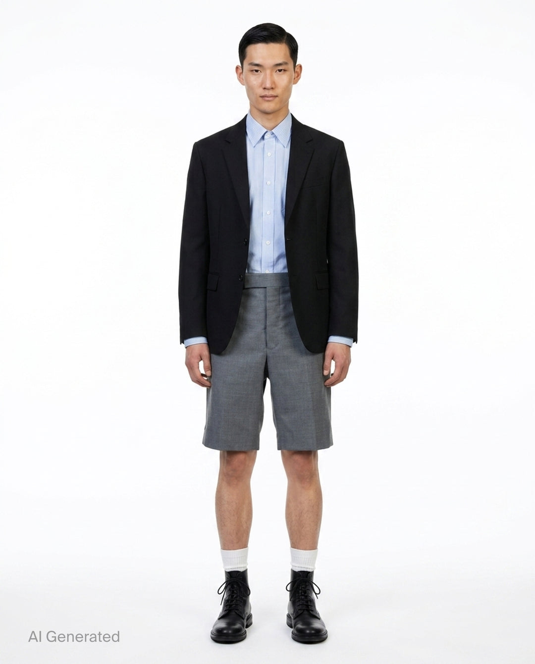 Classic Twill Backstrap Shorts | Thom Browne | Club21 - front