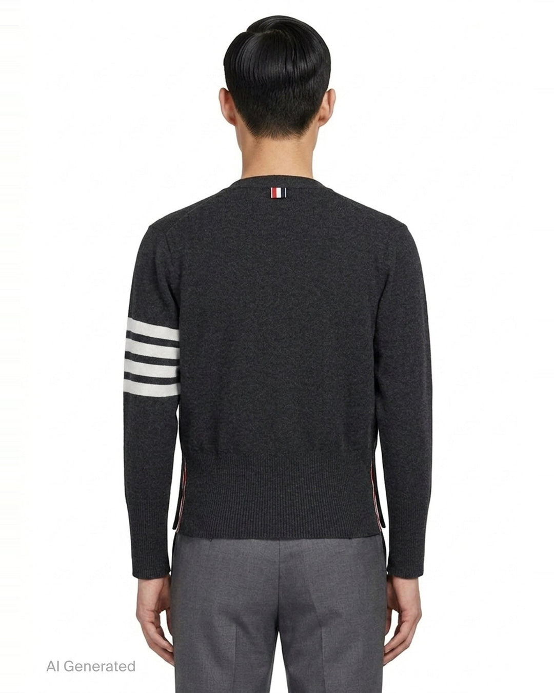 Classic V-Neck Cardigan | Thom Browne | Club21 - back