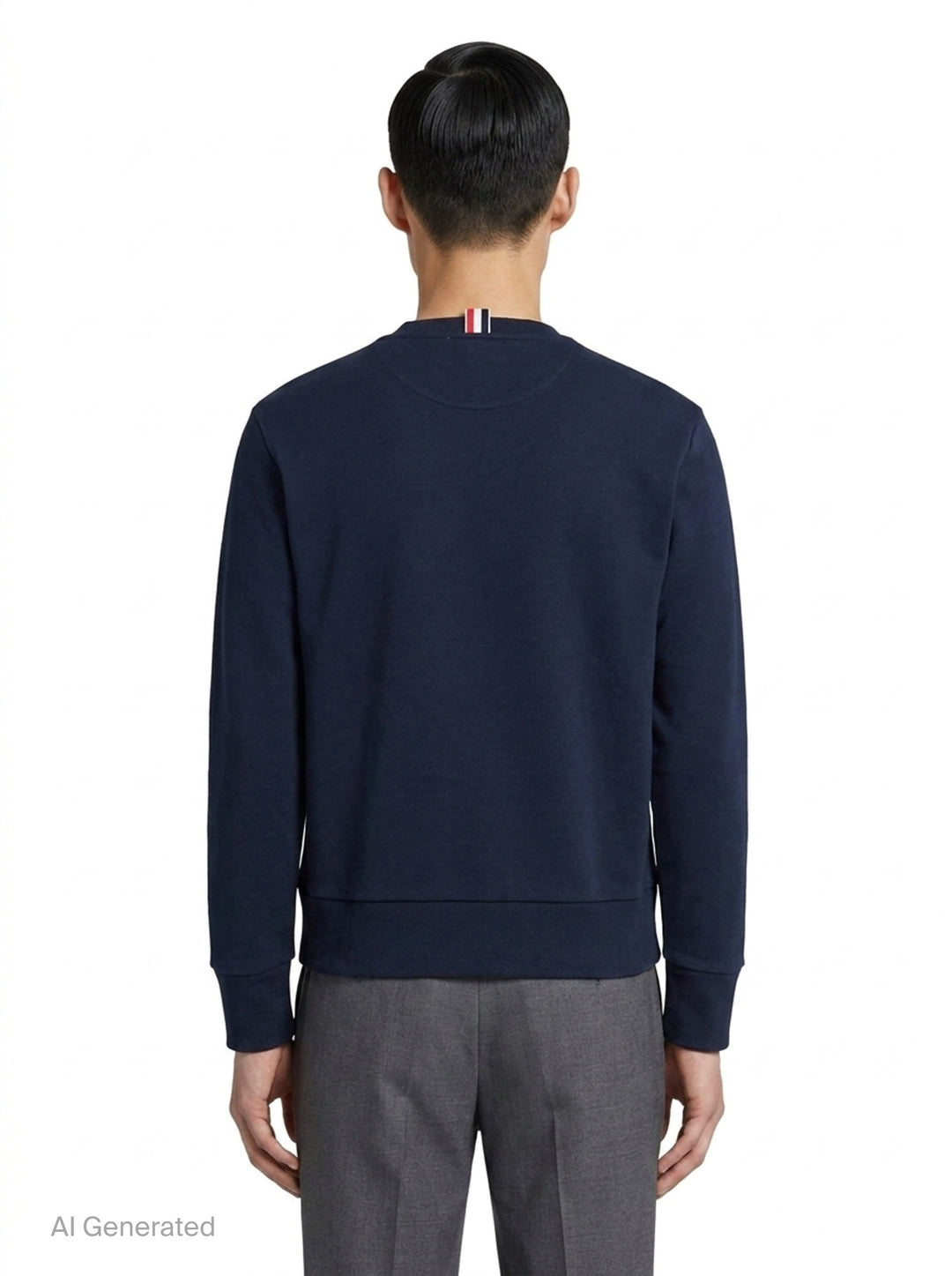 Colorblock Crewneck Pullover | Thom Browne | Club21 - back