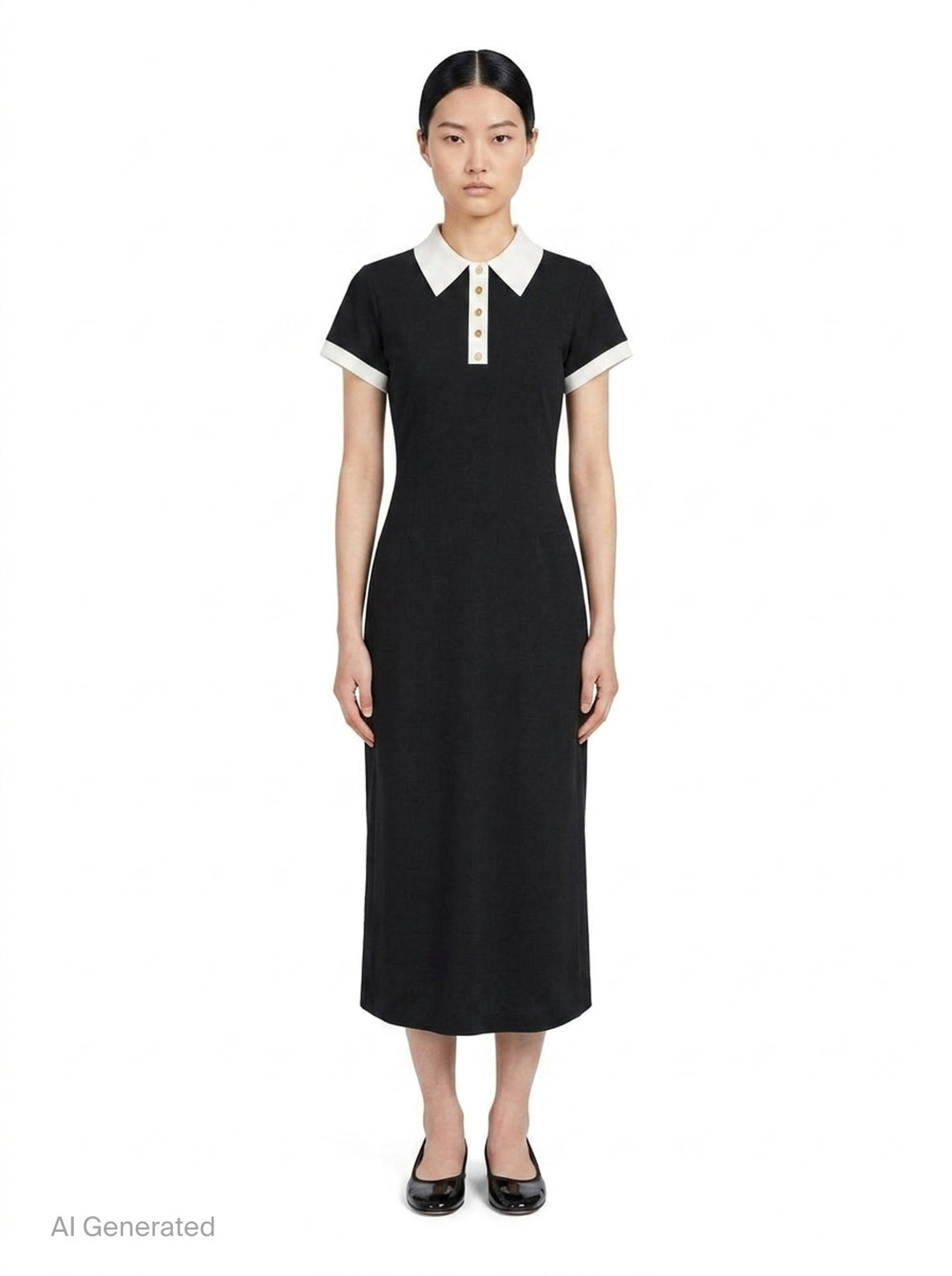 Couture Sleeve Polo Dress | Thom Browne | Club21 - front