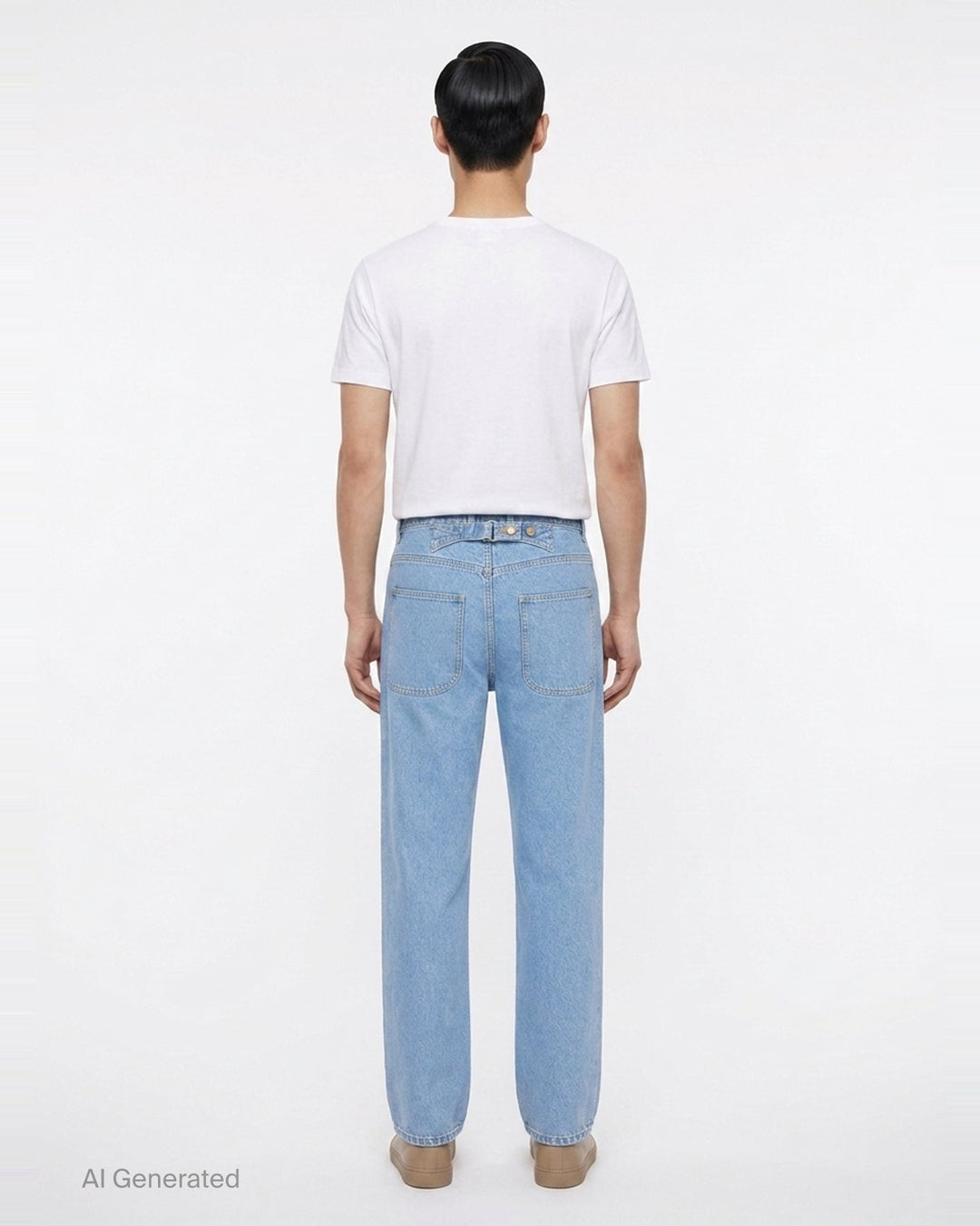 Denim 5-Pocket Trousers | Thom Browne | Club21 - back