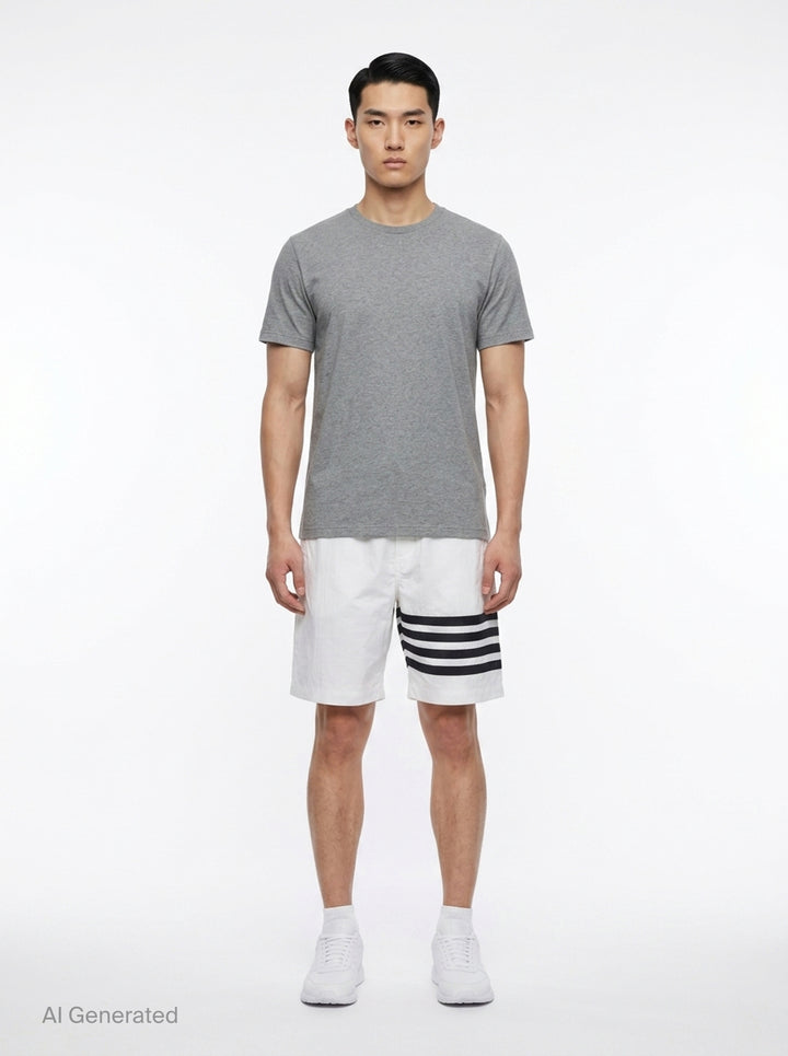 Drawcord Waist Track Shorts | Thom Browne | Club21 - front