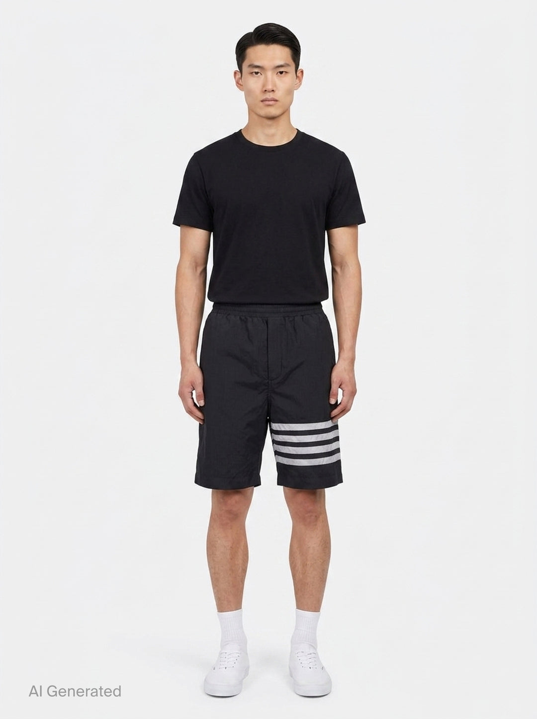 Drawcord Waist Track Shorts | Thom Browne | Club21 - front