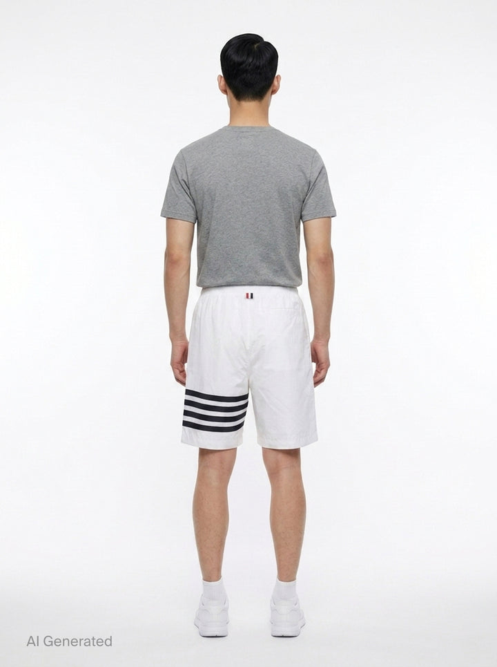 Drawcord Waist Track Shorts | Thom Browne | Club21 - back