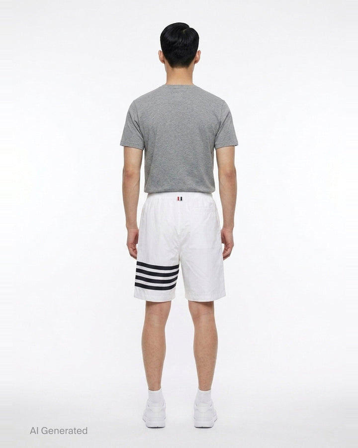 Drawcord Waist Track Shorts | Thom Browne | Club21 - back