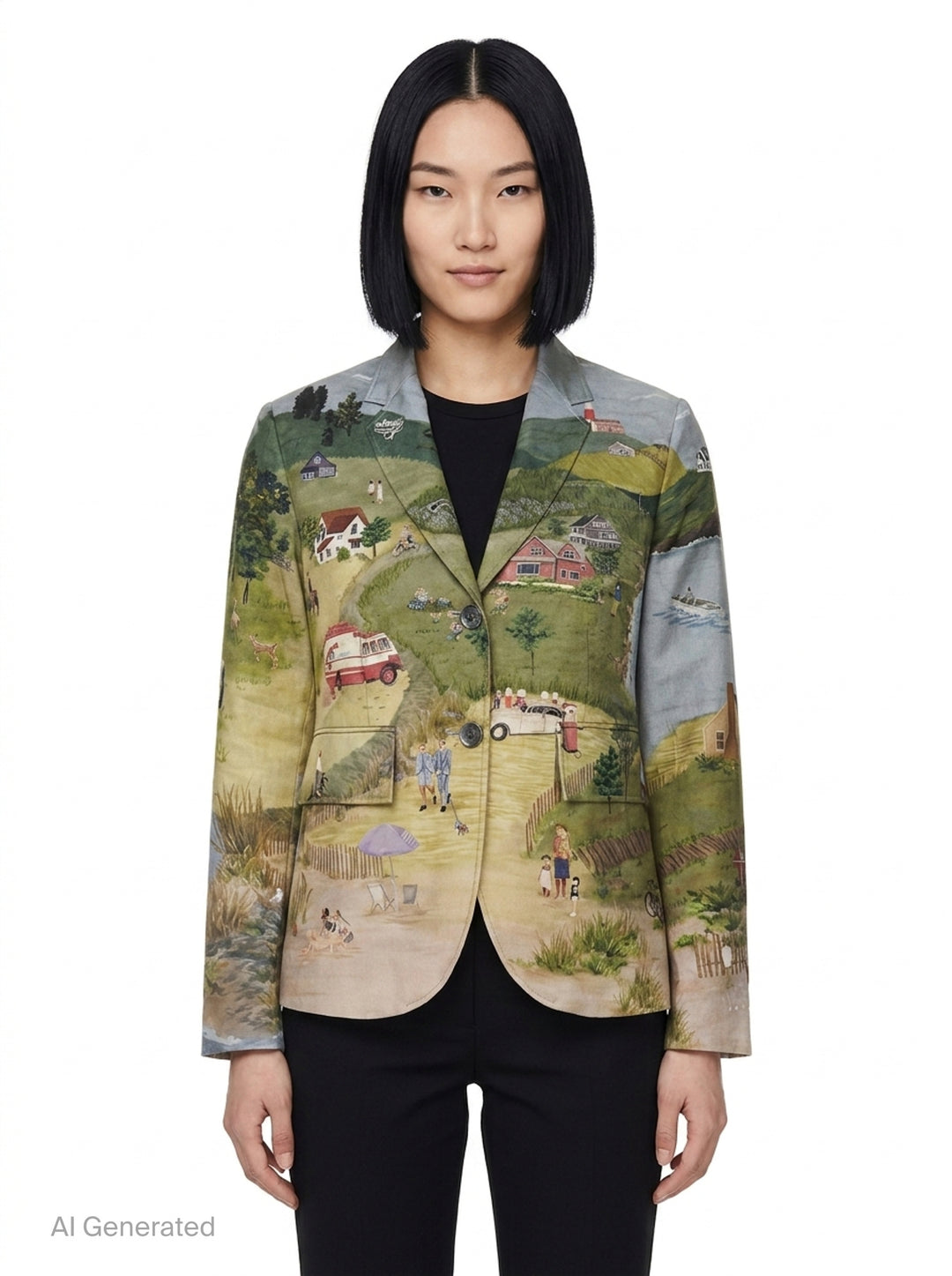 High Armhole Scenic Sportcoat | Thom Browne | Club21 - front