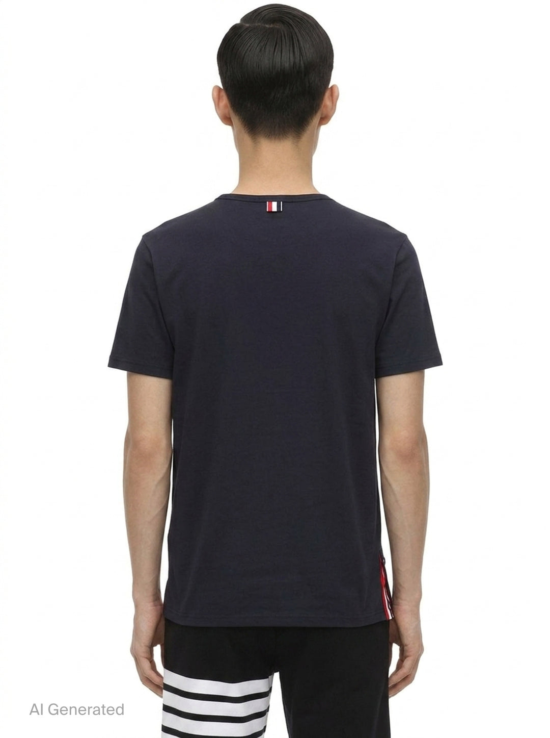 Jersey Pocket Tee | Thom Browne | Club21 - back