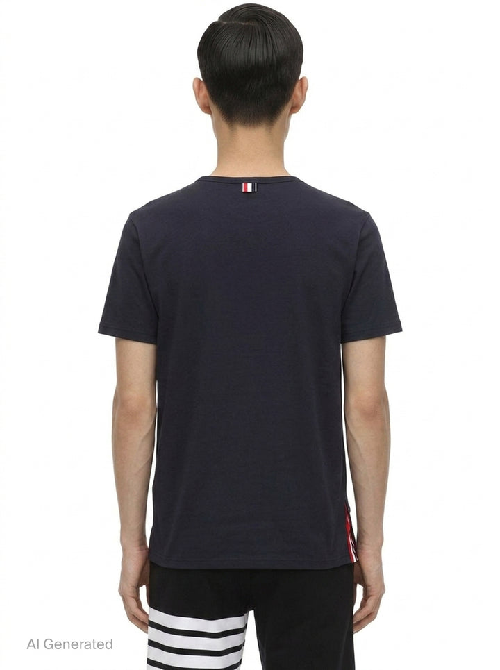 Jersey Pocket Tee | Thom Browne | Club21 - back