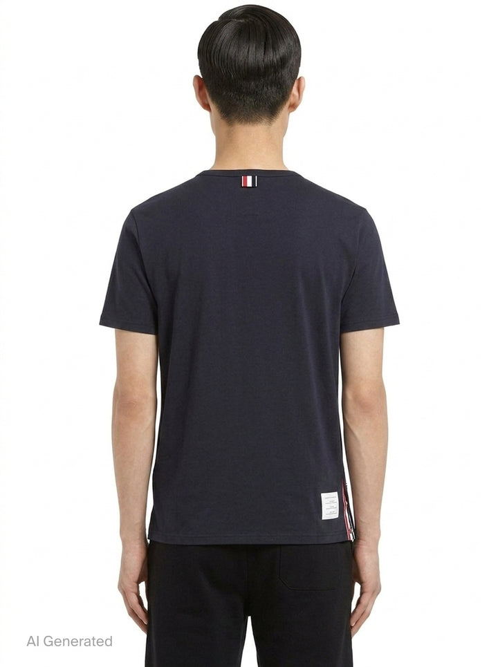 Jersey Pocket Tee | Thom Browne | Club21 - back