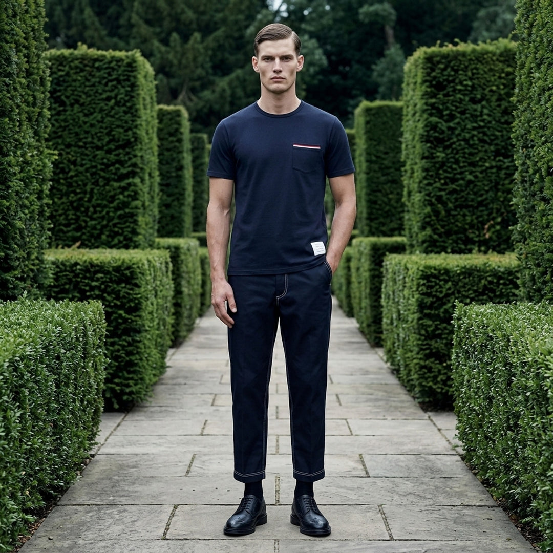 Jersey Pocket Tee | Thom Browne | Club21 - lifestyle
