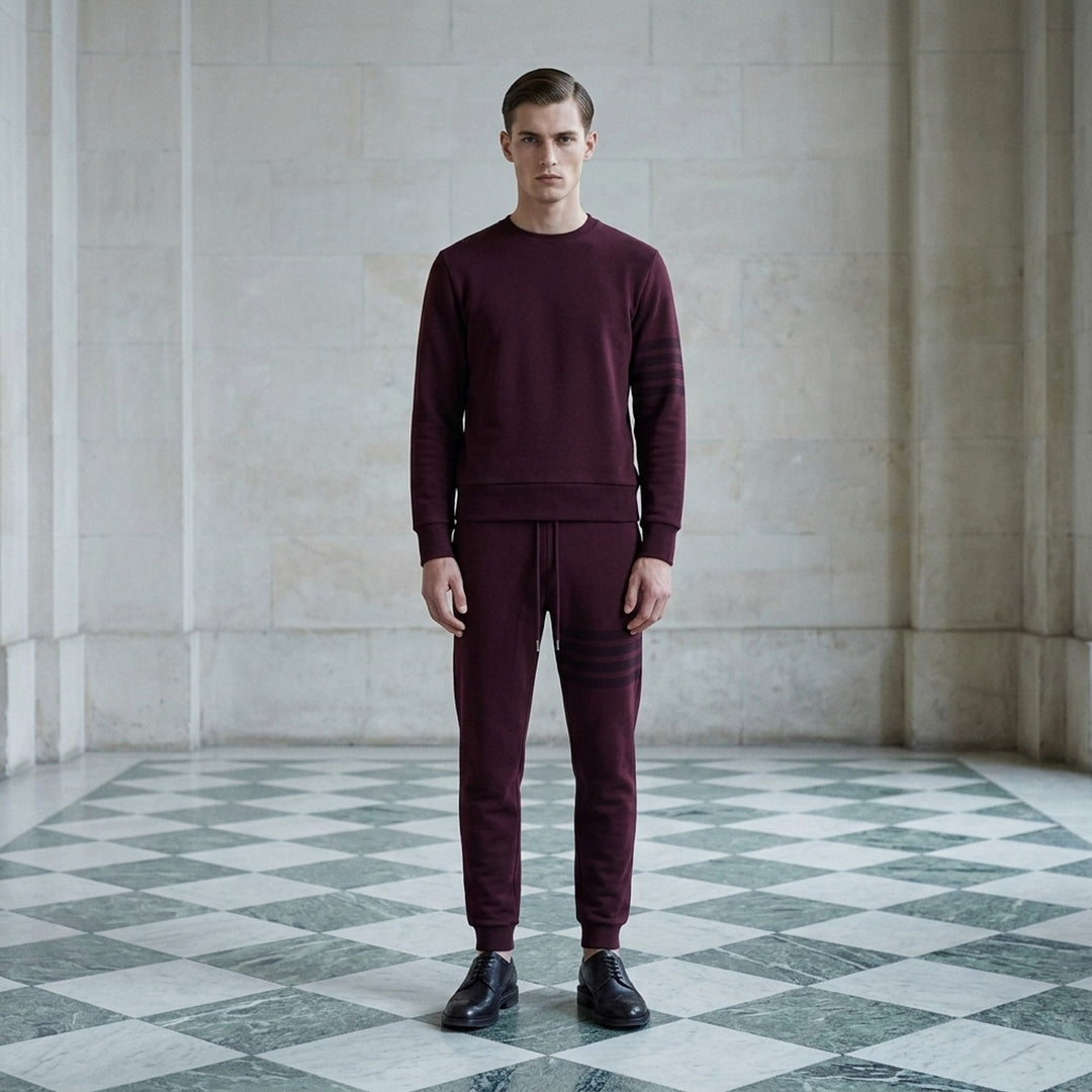 Long Sleeve Crewneck Sweatshirt | Thom Browne | Club21 - lifestyle