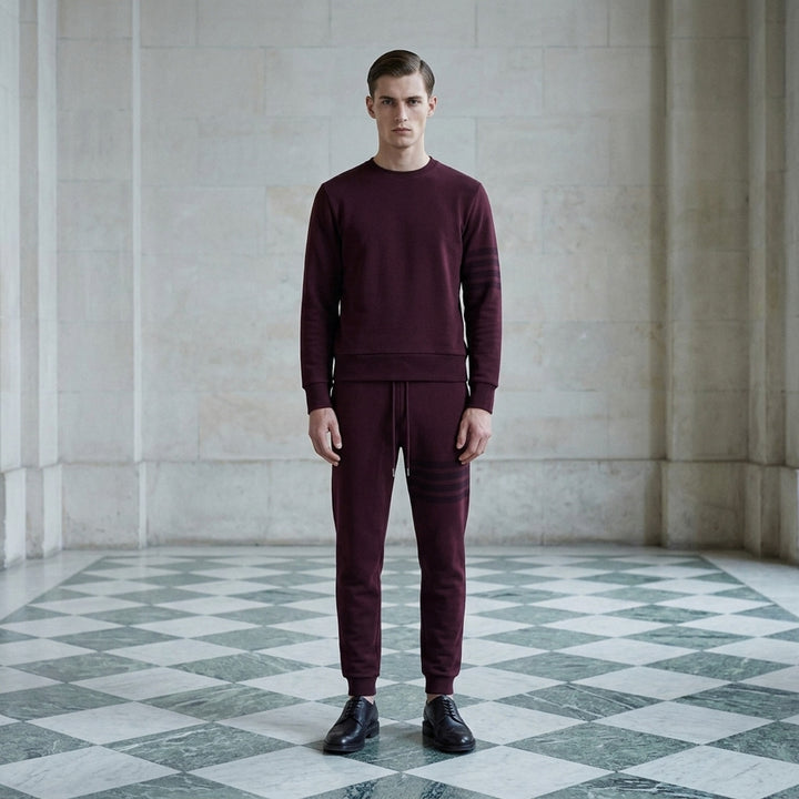 Long Sleeve Crewneck Sweatshirt | Thom Browne | Club21 - lifestyle