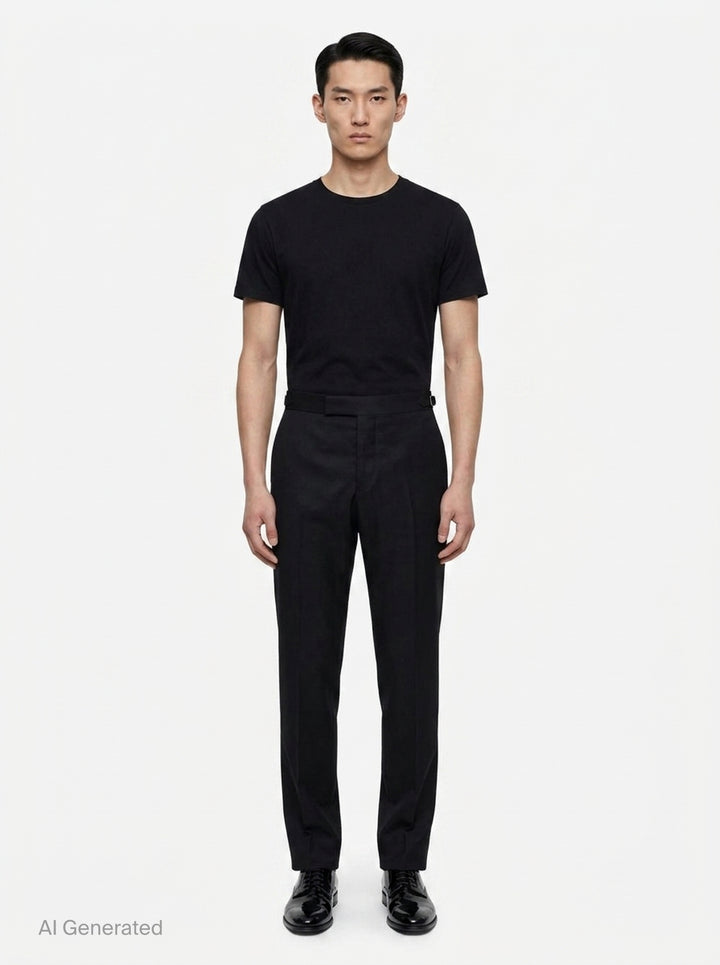 Low Rise Slim Trousers | Thom Browne | Club21 - front