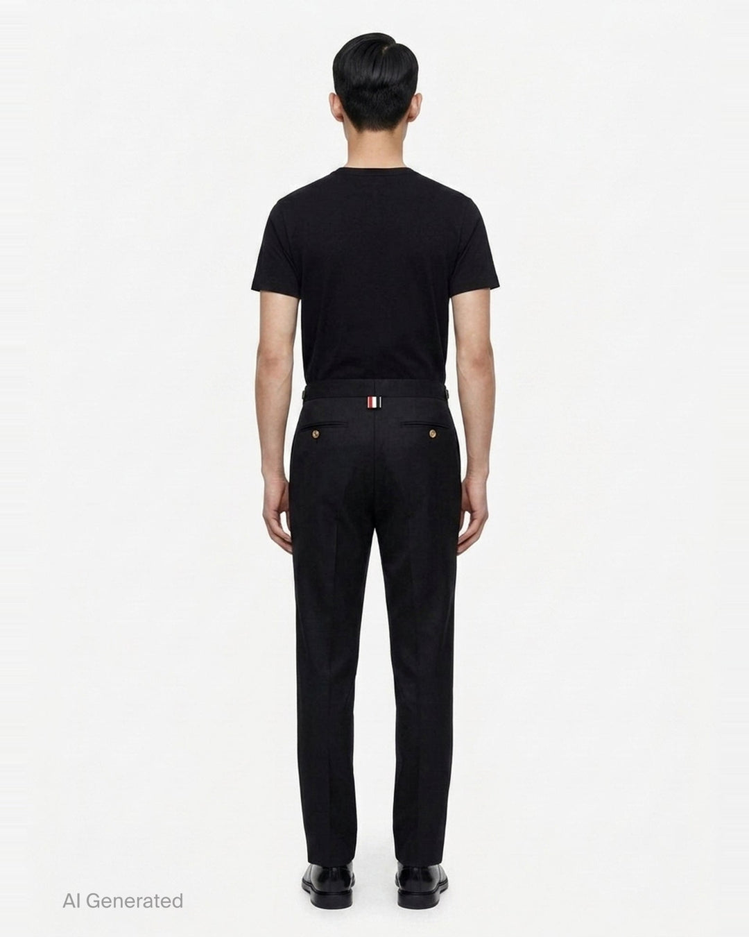 Low Rise Slim Trousers | Thom Browne | Club21 - back