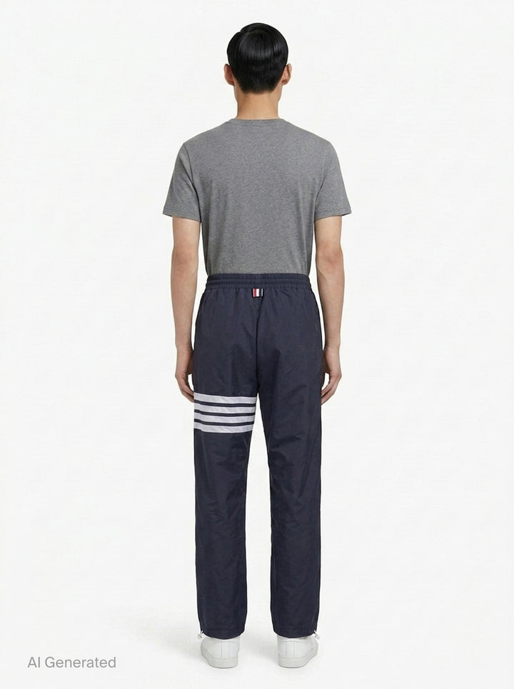 Mesh 4-Bar Track Pants | Thom Browne | Club21 - back
