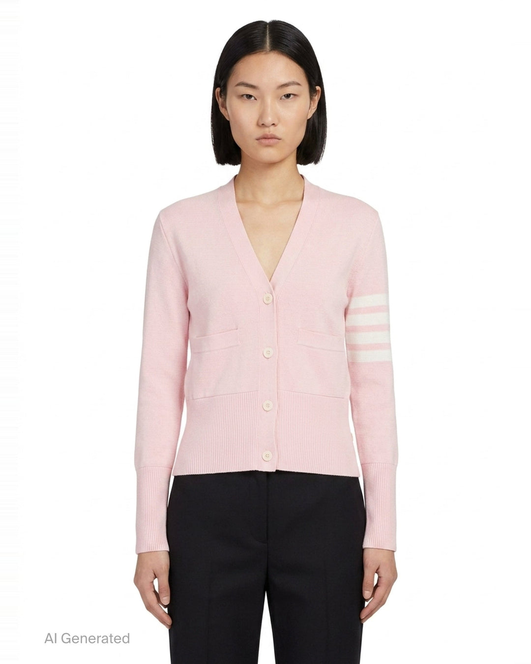 Milano Stitch Cardigan | Thom Browne | Club21 - front