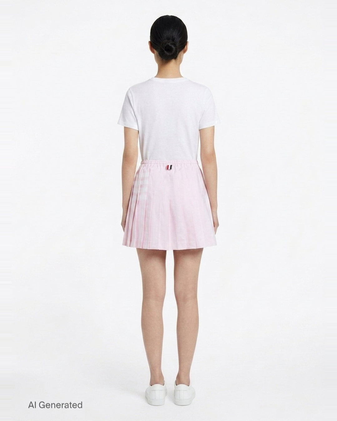 Mini Drawstring Pleated Skirt | Thom Browne | Club21 - back