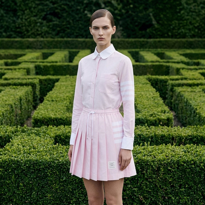 Mini Drawstring Pleated Skirt | Thom Browne | Club21 - lifestyle