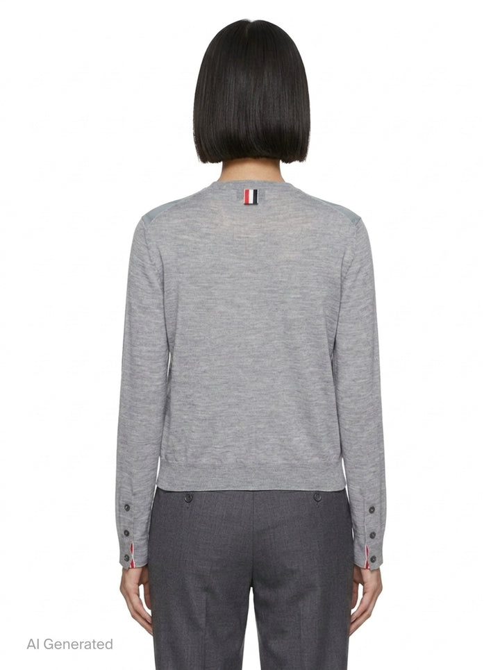 Nantucket Scenic Cardigan | Thom Browne | Club21 - back