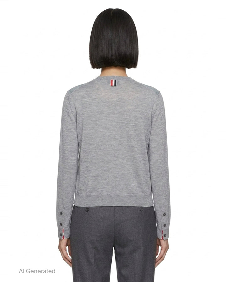Nantucket Scenic Cardigan | Thom Browne | Club21 - back