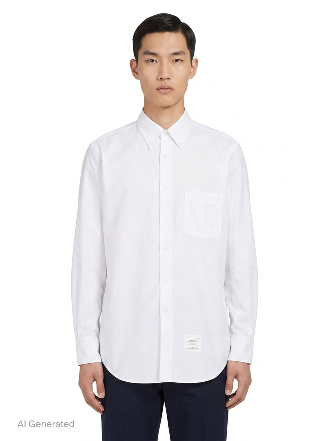 Oxford Classic Long Sleeve Shirt | Thom Browne | Club21 - front