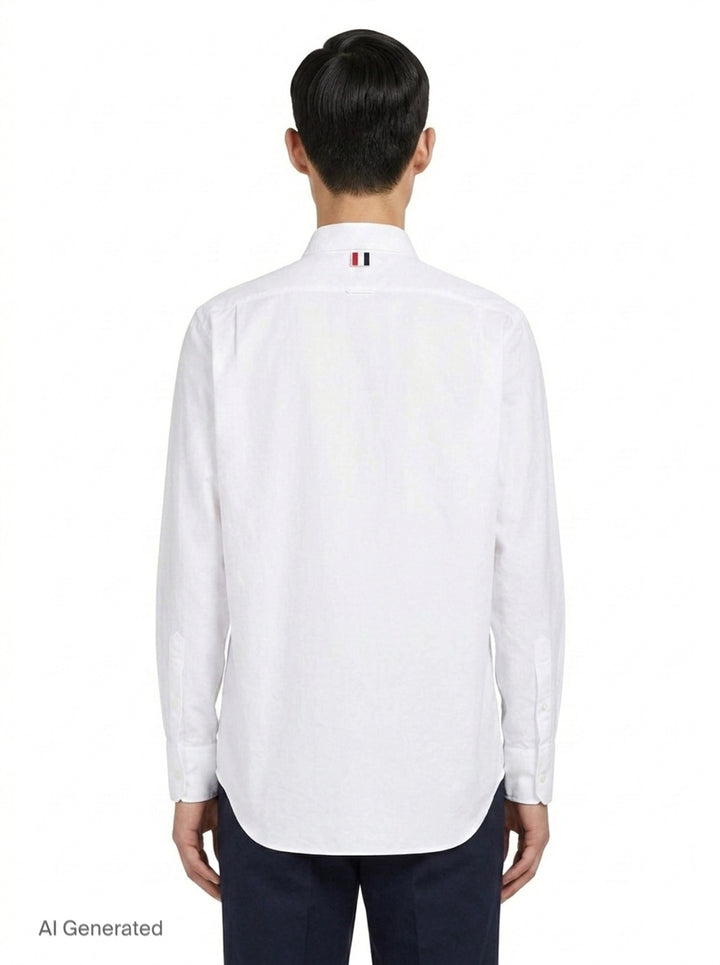 Oxford Classic Long Sleeve Shirt | Thom Browne | Club21 - back