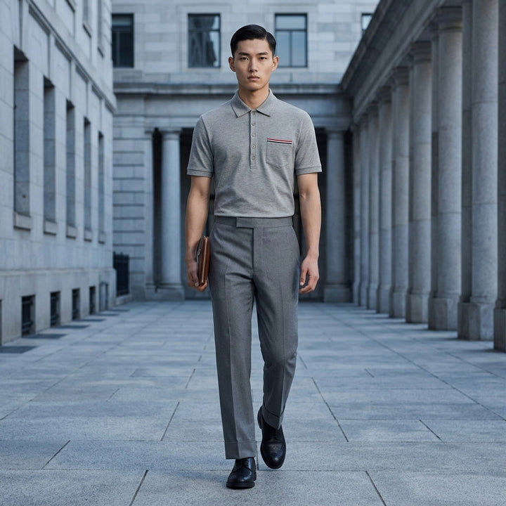 Pique Pocket Polo | Thom Browne | Club21 - lifestyle