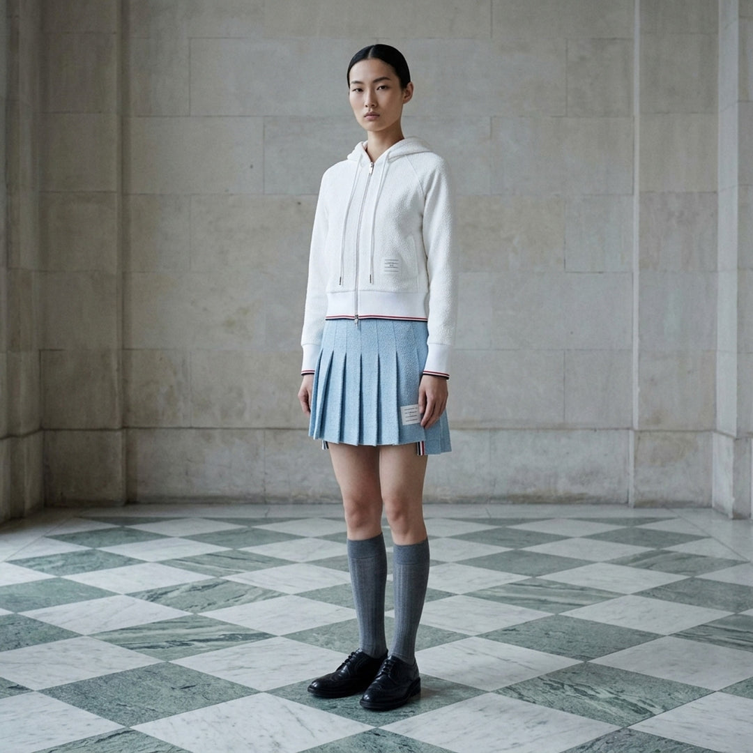 Pleated Mini Skirt | Thom Browne | Club21 - lifestyle