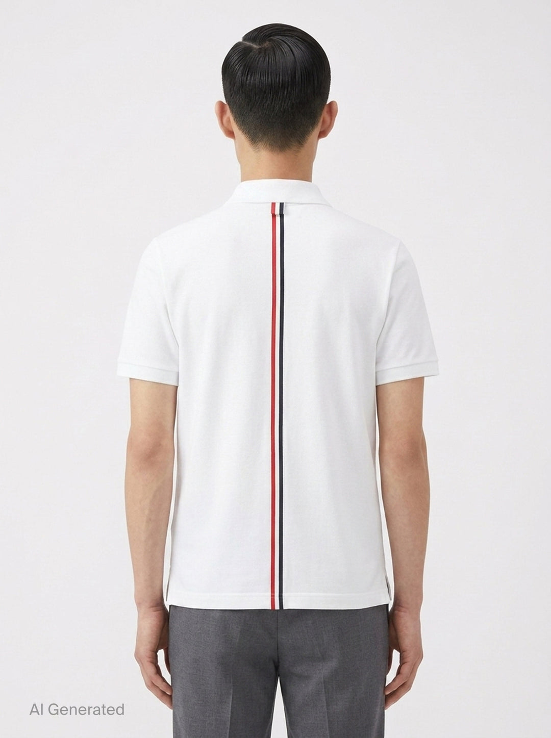 Relaxed Fit Polo | Thom Browne | Club21 - back