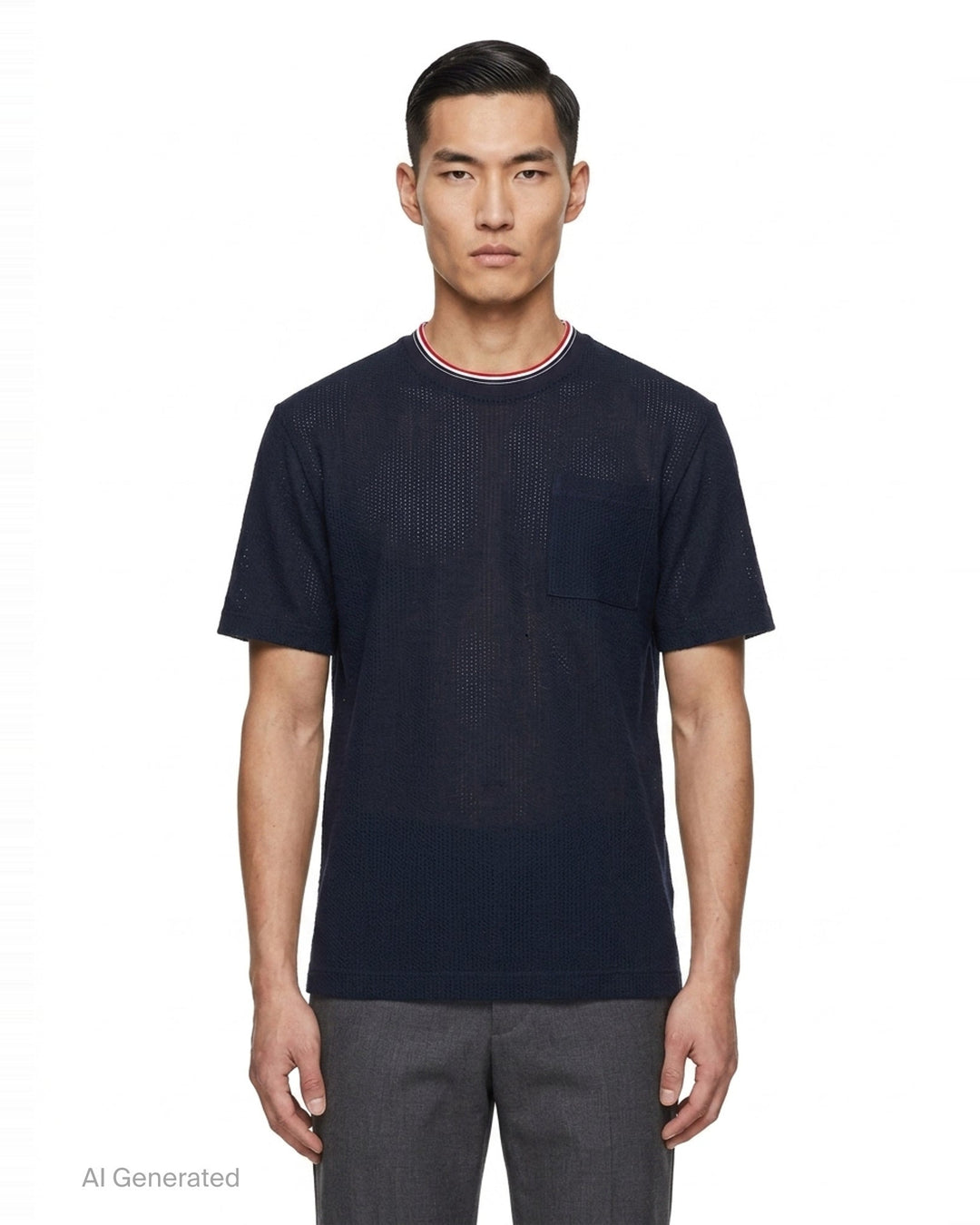 Relaxed Short Sleeve Tee | Thom Browne | Club21 - front