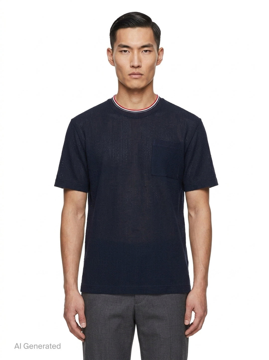 Relaxed Short Sleeve Tee | Thom Browne | Club21 - front