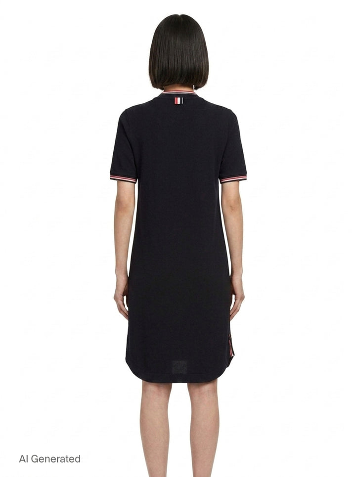 RWB Tipped T-Shirt Dress | Thom Browne | Club21 - back
