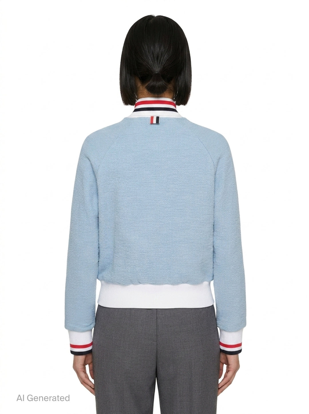 RWB Tipping Bomber Jacket | Thom Browne | Club21 - back