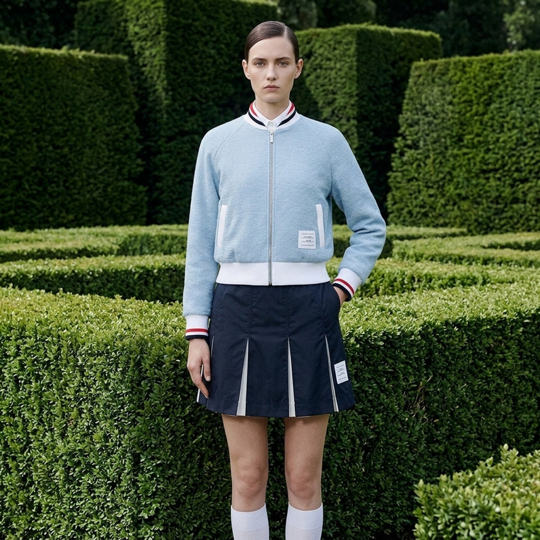 RWB Tipping Bomber Jacket | Thom Browne | Club21 - lifestyle