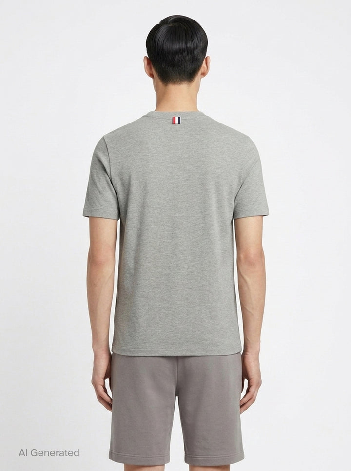 Short Sleeve Engineered Tee | Thom Browne | Club21 - back