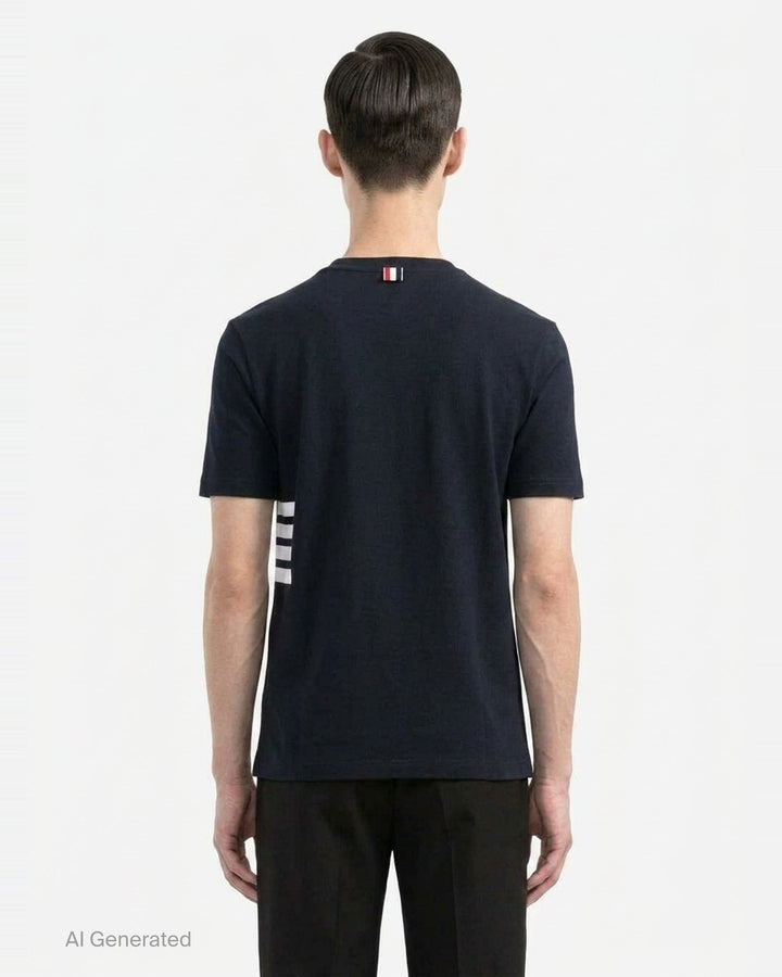 Short Sleeve Engineered Tee | Thom Browne | Club21 - back