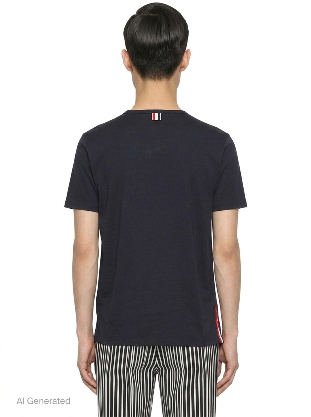 Short Sleeve Pocket Tee | Thom Browne | Club21 - back