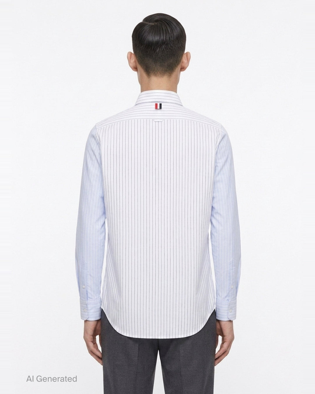 Straight Fit Long Sleeve Shirt | Thom Browne | Club21 - back