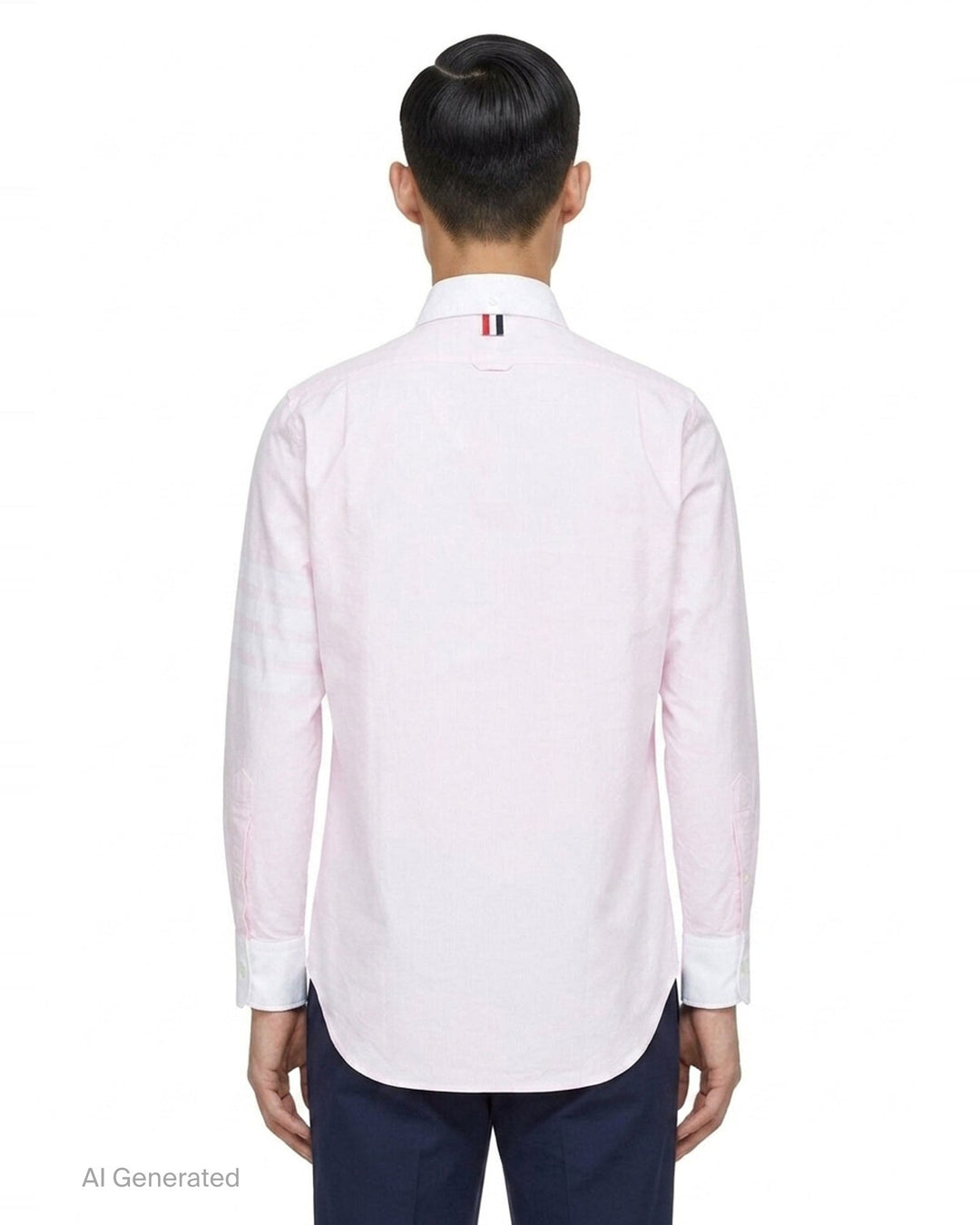 Straight Fit Long Sleeve Shirt | Thom Browne | Club21 - back