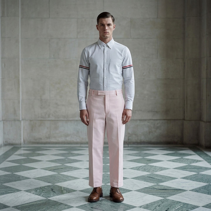 Straight Fit Long Sleeve Shirt | Thom Browne | Club21 - lifestyle