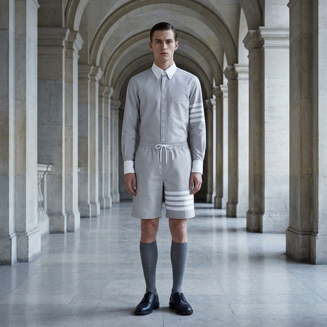 Straight Fit Long Sleeve Shirt | Thom Browne | Club21 - lifestyle
