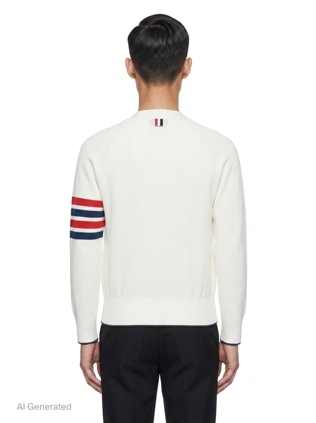 Tuck Stitch Relaxed Cardigan | Thom Browne | Club21 - back